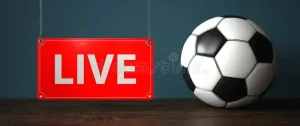 live football match
