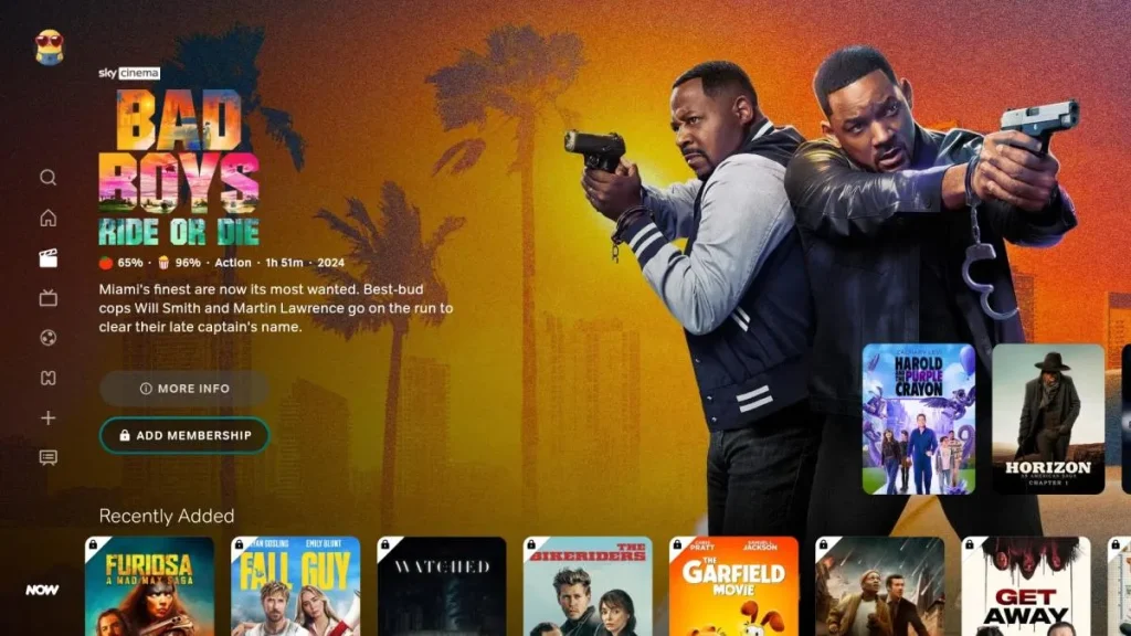 movies on now tv